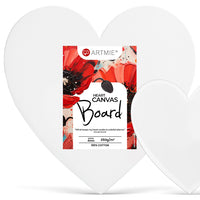 ARTMiE canvasboard hartvormig – 250 g/m² katoen