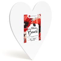 ARTMiE canvasboard hartvormig – 250 g/m² katoen – afbeelding 2