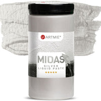 ARTMiE MIDAS Silver Metallic Liquid Paste | various volumes — image 4