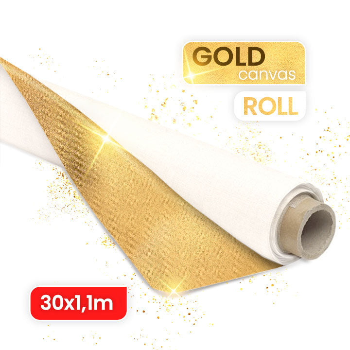 ARTMiE MIDAS gouden schildersdoek op rol, 30 m – breedte naar keuze – afbeelding 4