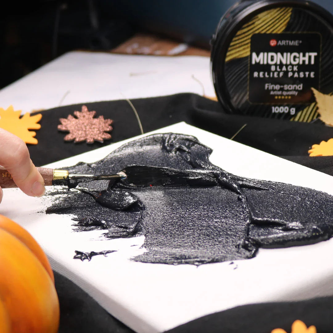 ARTMiE Midnight 3D Black Relief Paste (2)