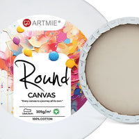 Rond schildersdoek op spieraam ARTMiE, Ø 10–100 cm