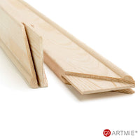 ARTMiE Premium Gallery Plus spielatten – vurenhout, 6 × 2 cm