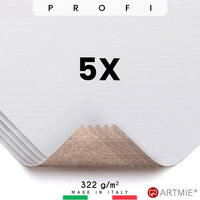 ARTMiE Profi Canvas Samples, Set of 5 | various sizes — image 1