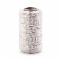 DP Craft macramékoord van katoen, 2 mm, wit – afbeelding 2