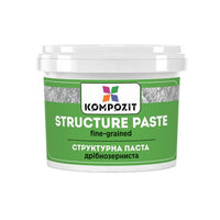 Kompozit structuurpasta fijnkorrelig wit 300 ml en 1.000 ml
