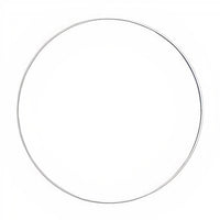 DP Craft witte metalen ring voor macramé en dromenvangers, 15 of 30 cm – afbeelding 2