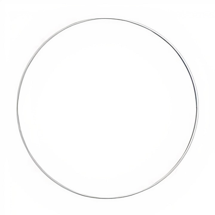 DP Craft witte metalen ring voor macramé en dromenvangers, 15 of 30 cm – afbeelding 2