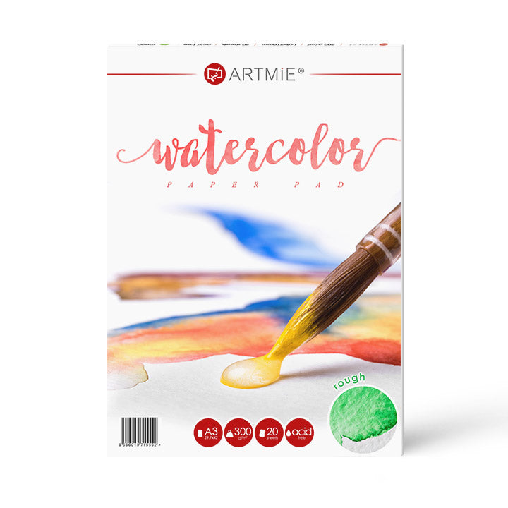 ARTMiE aquarelblok ruw – 300 g/m², 20 vel – afbeelding 2