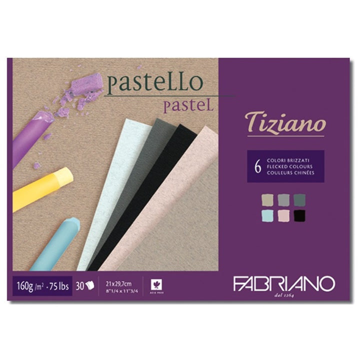 Fabriano Tiziano pastelblok gekleurd papier – 160 g/m², 30 vel – afbeelding 3