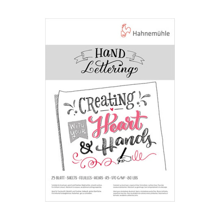Handletteringblok Hahnemühle 170 g/m², 25 vel