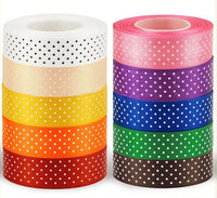 Gestippeld lint 25 mm × 27 m