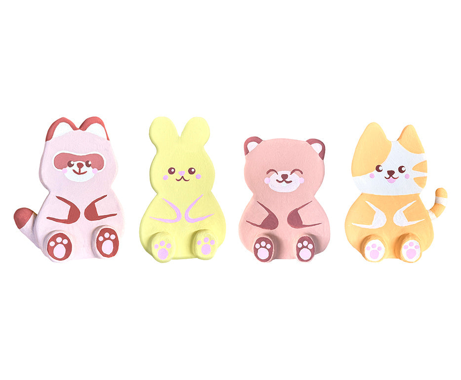 Boetseerset JOVI Kawaii Kraft Dieren, 23-delig