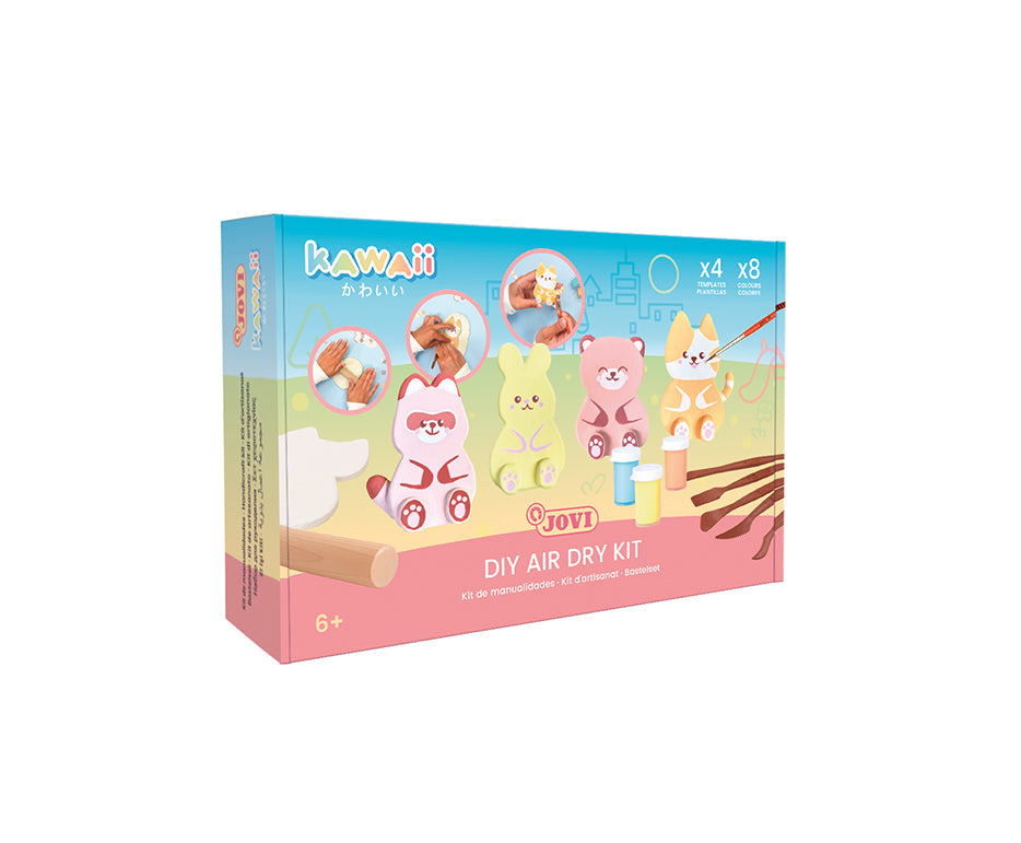 Boetseerset JOVI Kawaii Kraft Dieren, 23-delig