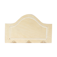 Boogvormige houten kapstok met knoppen Pentart – klein ( 3 ) 25 x