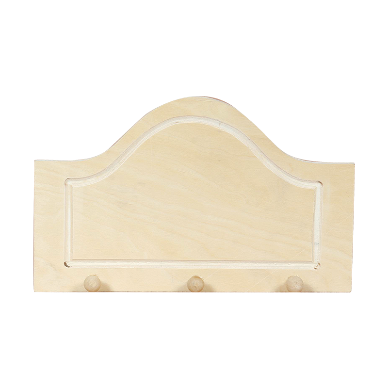 Boogvormige houten kapstok met knoppen Pentart – klein ( 3 ) 25 x