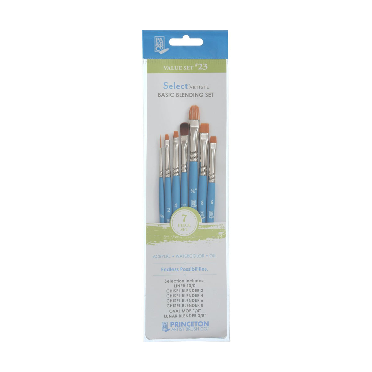 Brush Set PRINCETON Select - 7-piece set