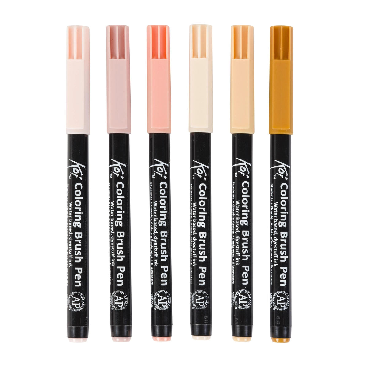 Brushpennen Sakura Koi Coloring Brush Pen Manga, 3 of 6 stuks