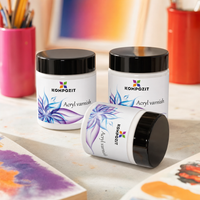 Acrylvernis glanzend Kompozit, 3 × 150 ml