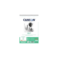 Canson 1557 tekenblok A4, 180 g/m², 30 vel, spiraalgebonden
