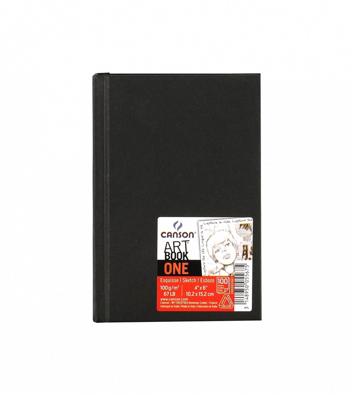Canson Art Book One schetsboek met harde kaft 10,2 × 15,2 cm