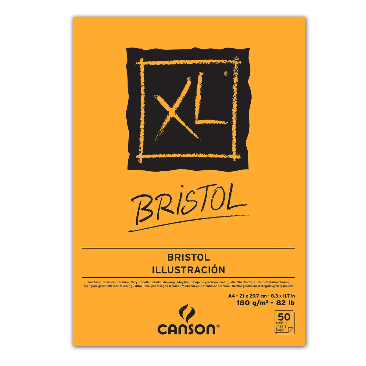 Canson Bristol tekenblok A4 – 180 g/m², 50 vel