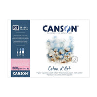 Canson Coton d'Art aquarelblok HP 300 g/m², 36 × 51 cm, 20 vel