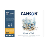 Canson Coton d'Art aquarelblok koudgeperst 18 × 26 cm, 20 vel
