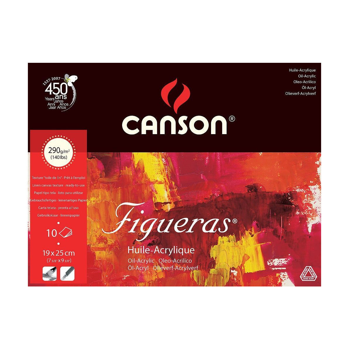 Canson Figueras olieverf- en acrylpapier 33 × 41 cm, 290 g/m²