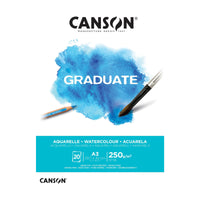 Canson Graduate aquarelblok A3, 250 g/m², 20 vel, koudgeperst
