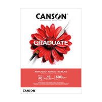 Canson Graduate blok acrylpapier A3 – 300 g/m², 20 vel