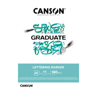 Canson Graduate Lettering Marker blok A3, 180 g/m², 20 vel