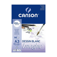 Canson Imagine mixed-mediablok A3, 200 g/m², 50 vel