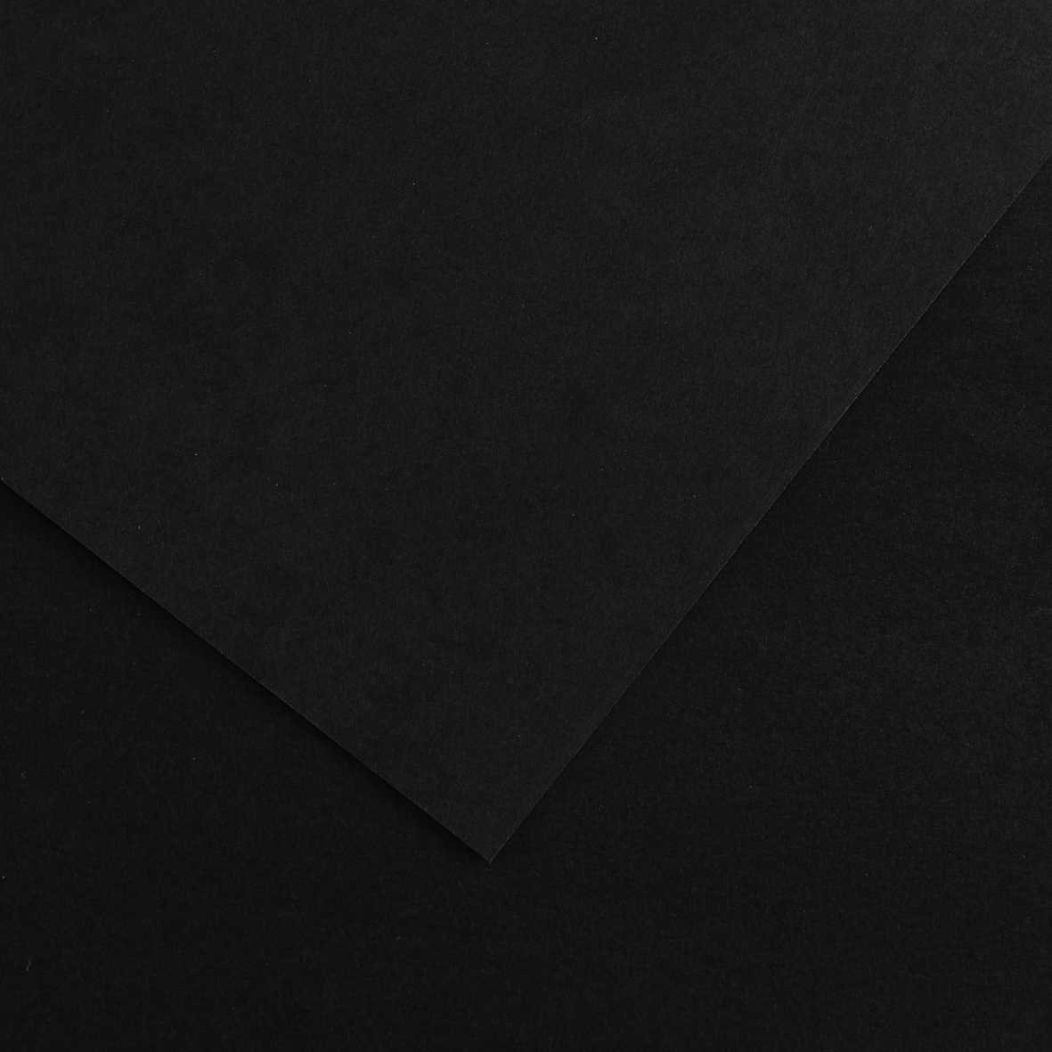 Canson Iris Vivaldi gekleurd papier, 50 × 65 cm, 240 g/m² – Zwart 38