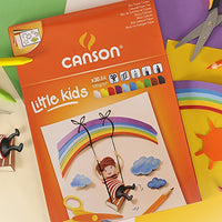 Canson Kids schetsblok A4 gekleurd, 120 g/m², 30 vel, 10 kleuren