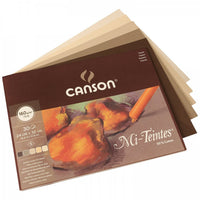 Canson Mi-Teintes pastelblok Earth 160 g/m², 32 × 41 cm