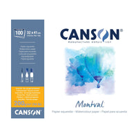 Canson Montval aquarelblok 32 × 41 cm, 200 g/m², 100 vel