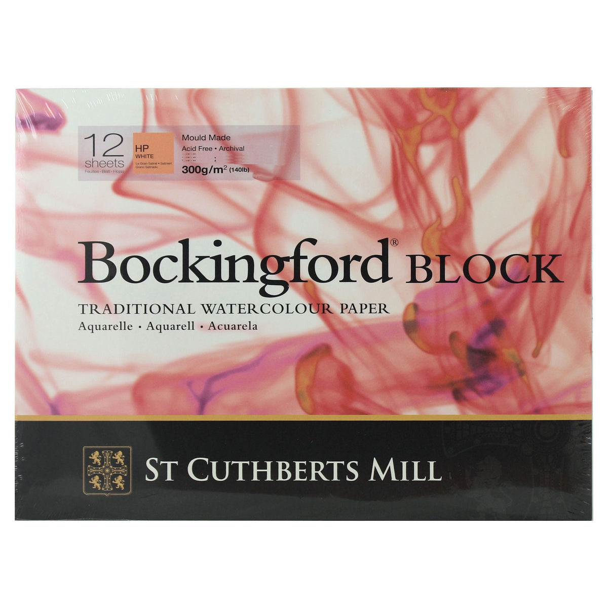 Canson St Cuthberts Bockingford aquarelblok HP 300 g/m², 12 vel