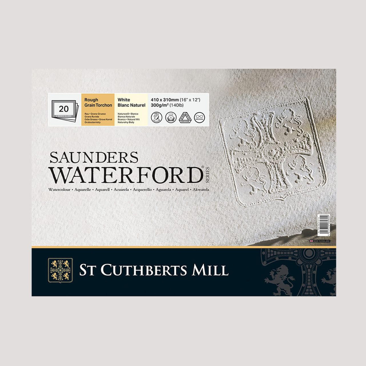 Canson St Cuthberts Saunders Waterford aquarelblok ruw 300 g/m²