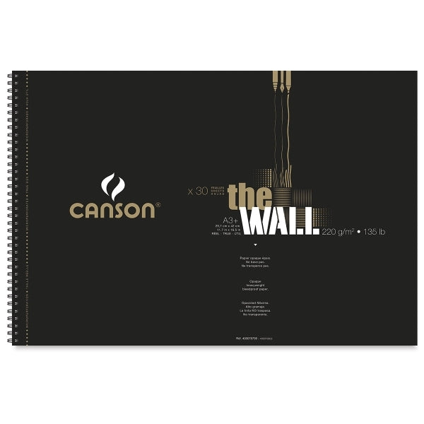 Canson The Wall markerblok A3+, 220 g/m², 30 vel, spiraal