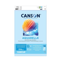 Canson XL Aquarelle aquarelblok A3, 224 g/m², 10 vel, gelijmd