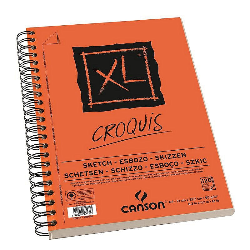 Canson XL Croquis schetsblok A5, 90 g/m², 60 vel