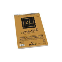 Canson XL Extra Blanc schetsblok A5, 90 g/m², 60 vel, spiraal