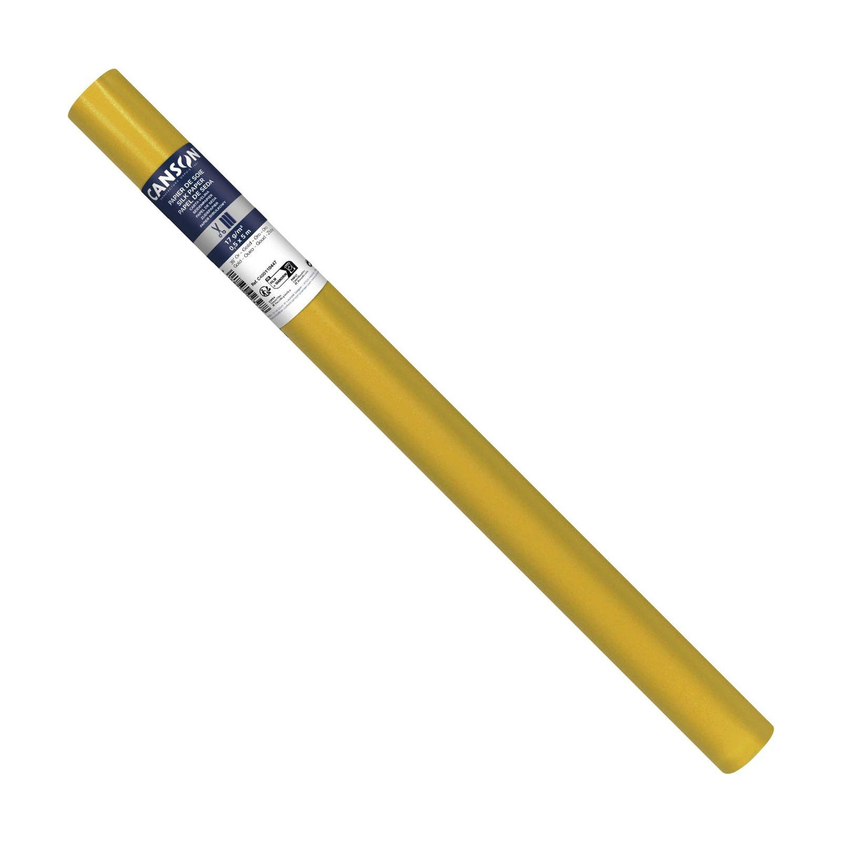Canson zijdevloei op rol 50 × 500 cm, 17 g/m² – Goud