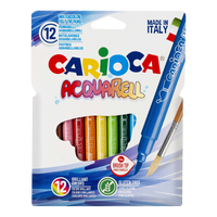 Carioca aquarelstiften, 12 stuks, kleurenmix