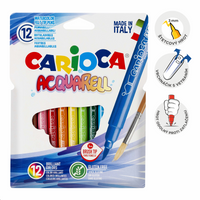 Carioca aquarelstiften, 12 stuks, kleurenmix