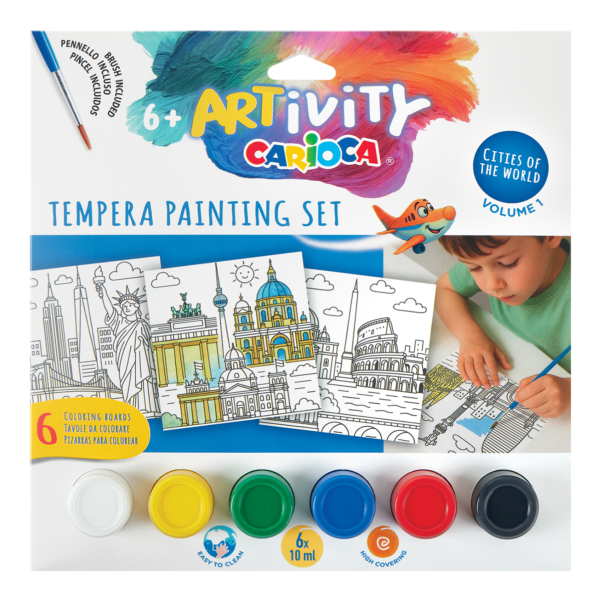Carioca ARTivity schilderset Grote steden met plakkaatverf – 1, 6+
