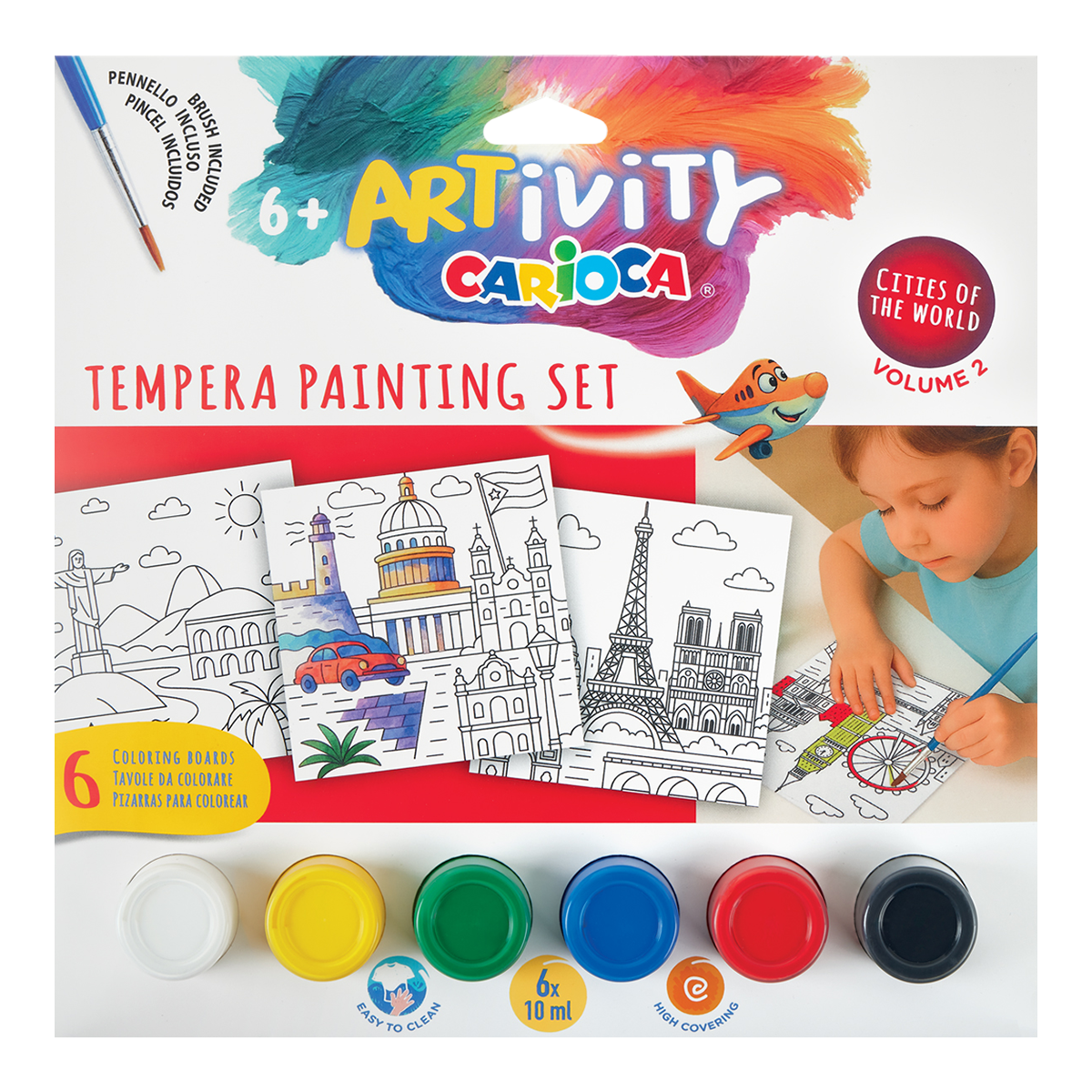 Carioca ARTivity schilderset Grote steden met plakkaatverf – 2, 6+