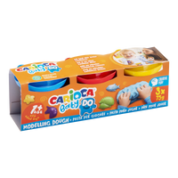 Carioca Baby Do 1+ luchtdrogende klei 3 × 75 g, kleurenmix