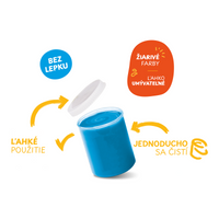 Carioca Baby Do 1+ luchtdrogende klei 3 × 75 g, kleurenmix